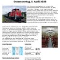 Schienenkreuzfahrten im westlichen Ruhrgebiet am domingo, 05.04.2026
